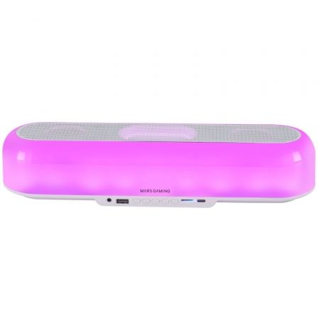 Mars Gaming MSB-ORB RGB Barra de Sonido Bluetooth 5.3 Blanca